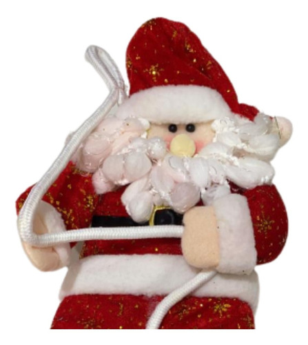 Imagem 3 de 6 de Papai Noel De Pendurar Decoração Enfeite Saco Presente Natal
