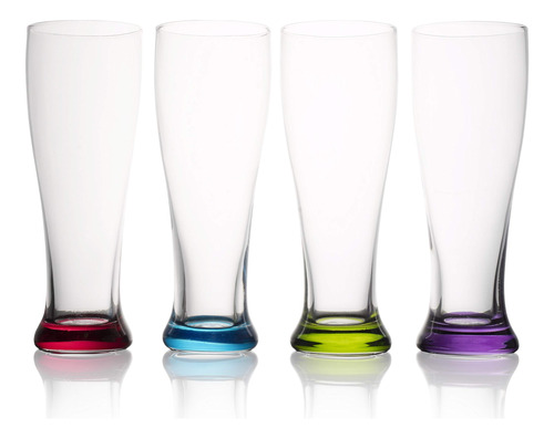 Trinkware Pilsner - Vasos De Cerveza Con Base De Color - Jue