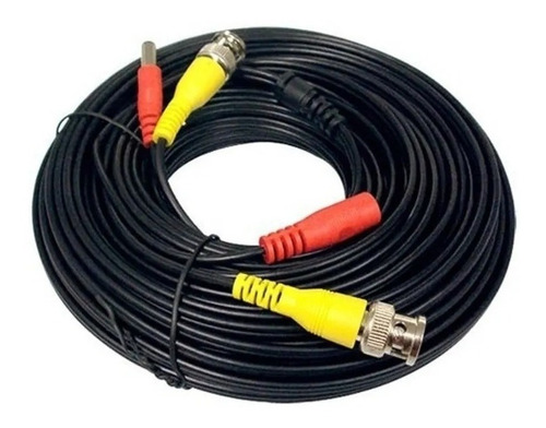 Cable 18 Metros Bnc + Dc Alimentación Cámaras Seguridad Dvr