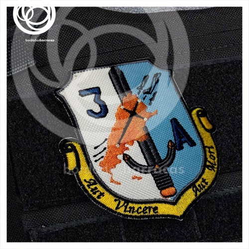 Escudo Bordado De Fuerza Aerea 3ra Brigada Aerea