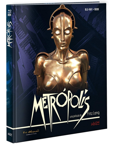 Blu Ray Metropolis Libro 2 Discos Inedita Leer Fritz Lang