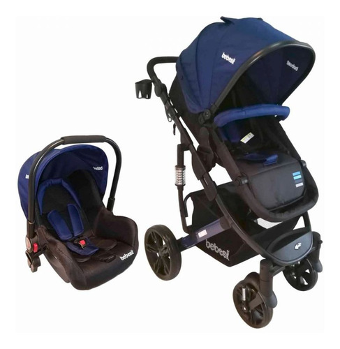 Coche Travel System Bebesit Quest Azul 