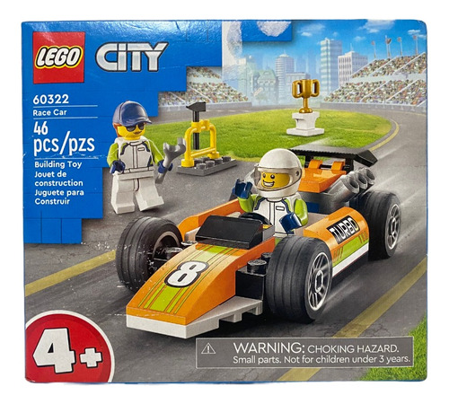 Lego City Auto De Carreras 46 Pcs Mod 60322