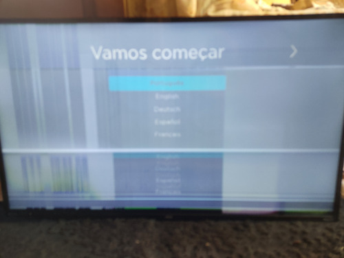 Smart Tv 43' Led Full Hd Roku Wifi 43s5195 Com Tela Quebrada (Usado)
