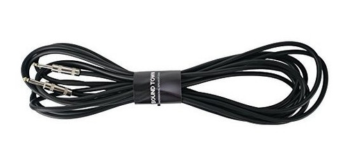 Cable De Bocina Sound Town De 1/4 A 1/4, 25 Pies, Calibre 1