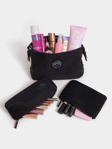 Neceser 3 En 1 Grande Mujer De Viaje Cosmetico Juanita Jo Negro Lisa