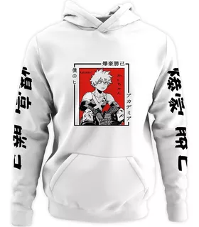 Blusa Moletom Canguru My Hero Academy Bakugou Katsuki Anime