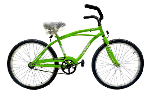 Bicicleta Playera C/pedal R24 Hombre Verde Fluo Verde 16 "