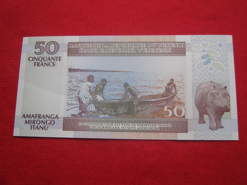 Burundi 50 Francos 2007 