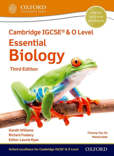 Cambridge Igcse (r) & O Level Essential Biology: Student Boo
