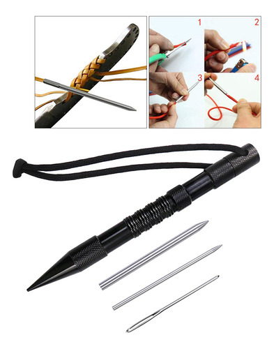 4/9/12 Peças Paracord Fids Set, Ferramenta 4 Pcs 4 Pcs 17cm