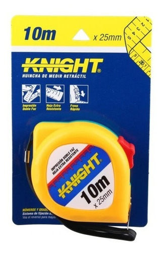 Huincha De Medir 10 Metros Knight