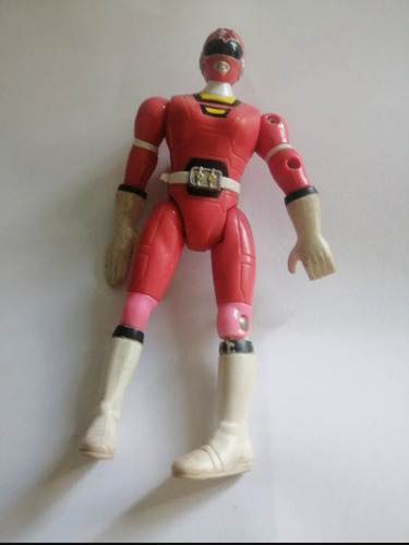 Power Rangers Bandai Rosa Turbo Ranger Sword Swinging Action (Usado)
