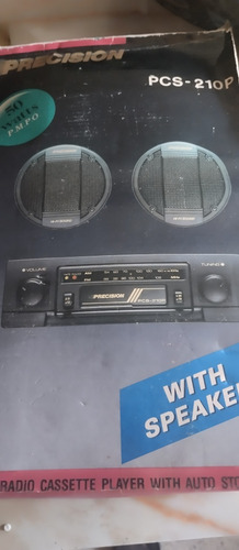 Radio Reproductor De Cassette Con Corneta Para Carro Nuevo 