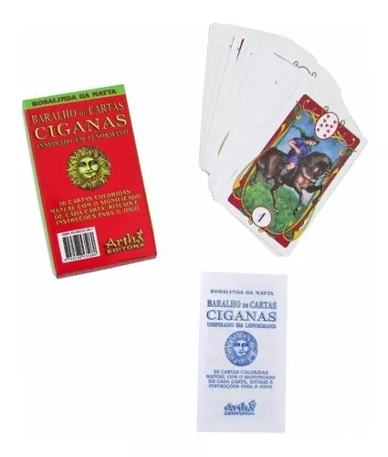 BARALHO DE CARTAS CIGANAS INSPIRADO EM LENORMAND