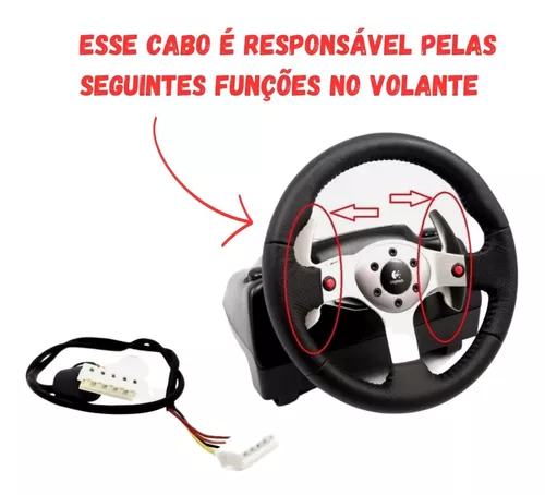 Cabo Da Placa Do Volante G25 - Original Logitech - Joystick