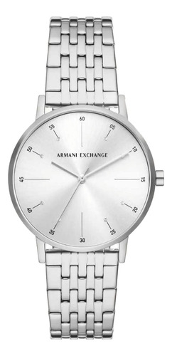 Reloj Armani Ax5578 Plateado Para Mujer 