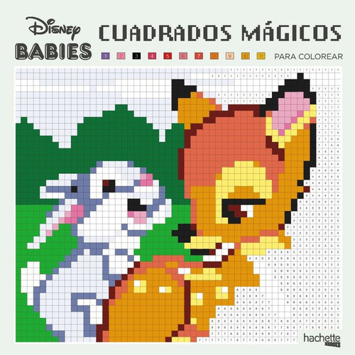 Cuadrados Mãâ¡gicos Para Colorear - Disney Babies, De Vários Autores. Editorial Hachette, Tapa Blanda En Español