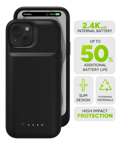 Funda Con Batería Mophie Juice Pack iPhone 15 - Legendary...