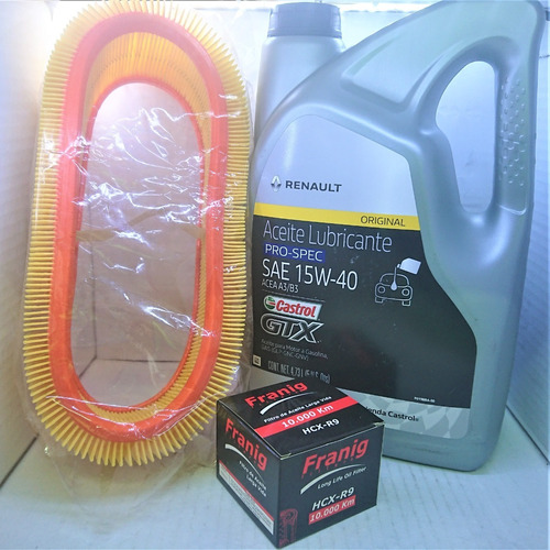 Kit Cambio De Aceite Renault Symbol Castrol 15w40