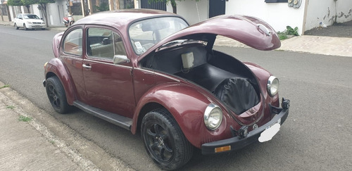 Volkswagen Escarabajo 1600cc Brasilero Color Concho De Vino
