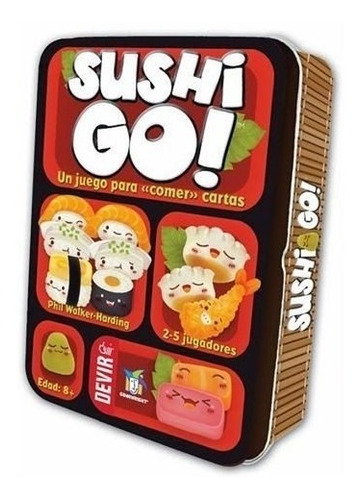 Imagen 1 de 1 de Juego De Mesa Sushi Go ! Cartas Devir Original Microcentro