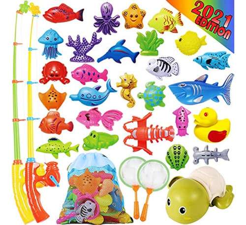 Cheffun Fishing Water Pool Toys Para Niños - Juguete De Baño