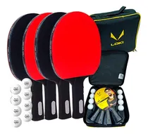 Comprar Kit 12 Piezas Raquetas Pelotas Ping Pong Entrenar Portatil