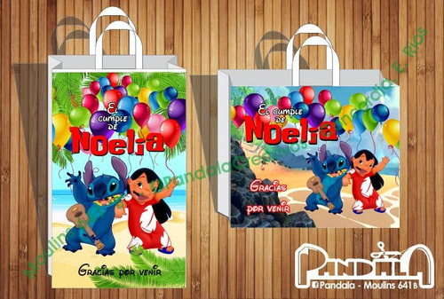 Bolsitas Para Sorpresitas Lilo Y Stitch X10 Unid.
