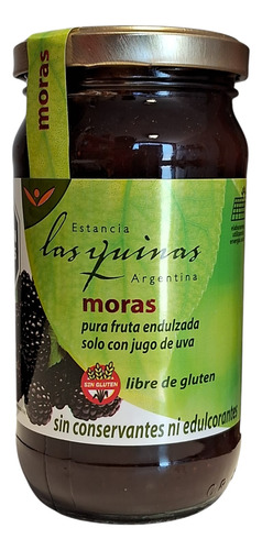 Pack X 3 Mermelada Las Quinas De Moras Sin Azúcar Org X 420g