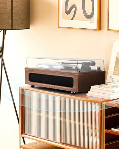 Paquete De Alta Fidelidad Vintage Con Tocadiscos: 4 Altavoce