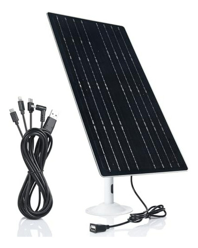 Panel Solar Usb - Mini Cargador De Panel Solar 5v 12w Con Mo