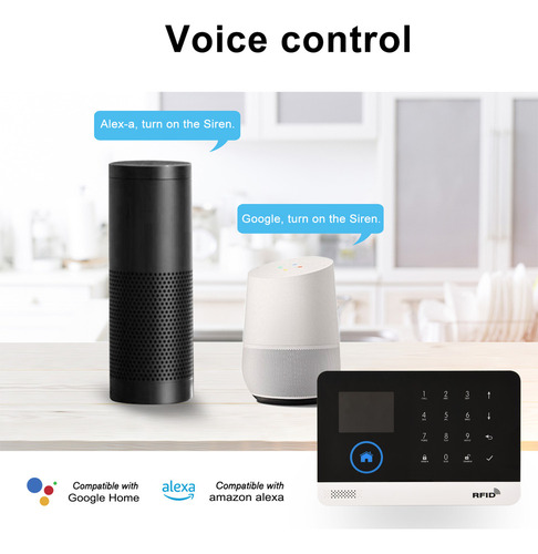 // Kit De Alarme Wifi Com Controle Inteligente Sem Fio