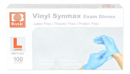 Imagen 4 de 6 de Guante Synamax Vinil Nitrilo Libre De Latex