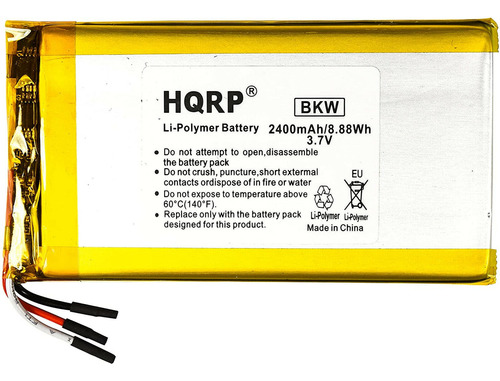 Hqrp 2400mah Battery Compatible With Rand Mcnally Tnd-74 Ccl