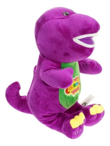 Peluche Barney Dinosaurio Barney's Great Adventure De 30 Cm Color Fix