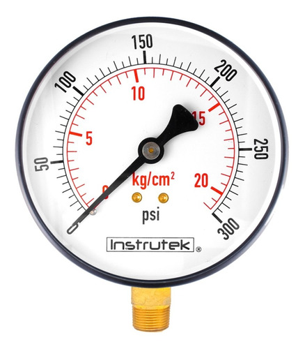 Manómetro 6 PLG Para Caldera, 300 Psi / Lectura A Distancia
