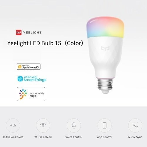 Yeelight Xiaomi Lampara Led Rgbw E27 8.5w Wifi Nuevo Modelo