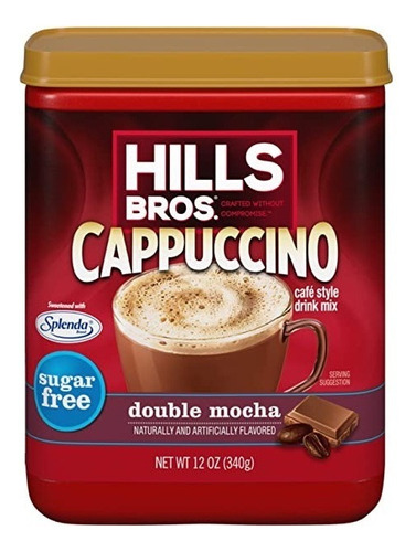 Cafe Hills Bros Instant Cappuccino Sugar-free Double Mocha