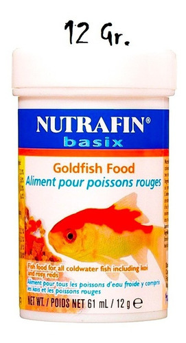 Nutrafin Basix Alimento Para Peces Goldfish Escamas 12 Gr.