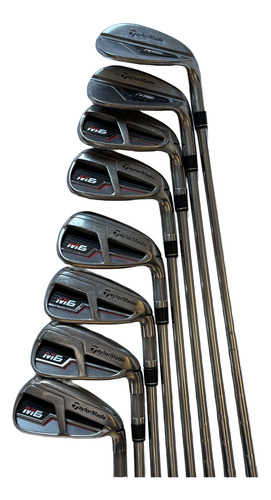 Juego De 8 Hierros Acero Taylormade M6 5-p-a-s Regular Golf Diestro (Usado)