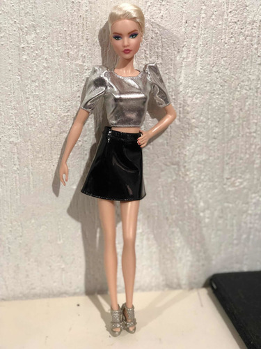 Barbie Top Módel Basics Collector Rubia Piel Blanca! Hermosa (Usado)