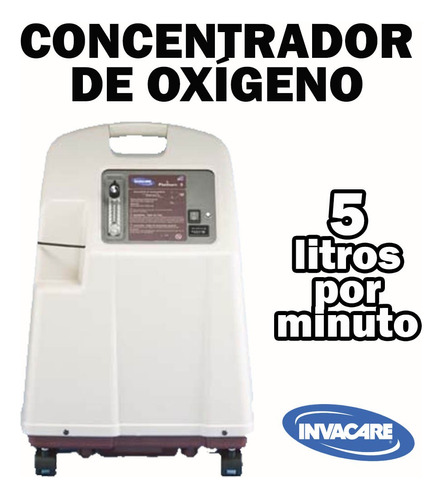 Concentrador De Oxígeno Invacare Platinum Xl 5 Litros