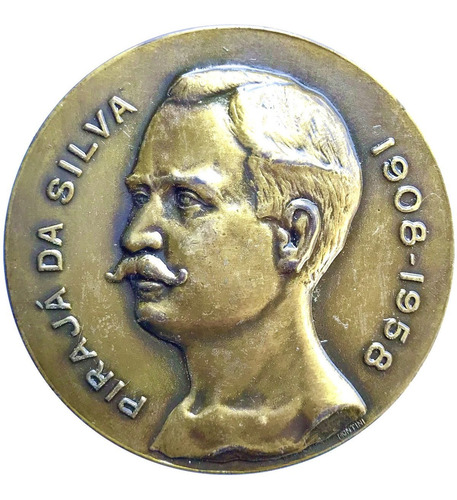 Medalha Bronze Médico Pirajá Da Silva Bahia 1958