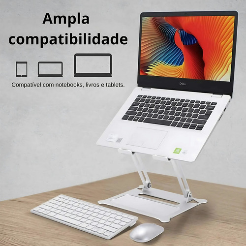 Suporte Laptop Stand Dj Notebook De Mesa Dobrável Ajustável