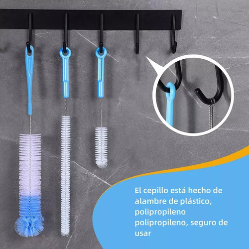 Mp Juego De 8 Cepillos De Limpieza For Termos