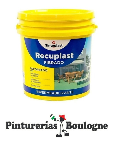 Recuplast Sinteplast Fibrado X 20lts . Pinturerias Boulogne