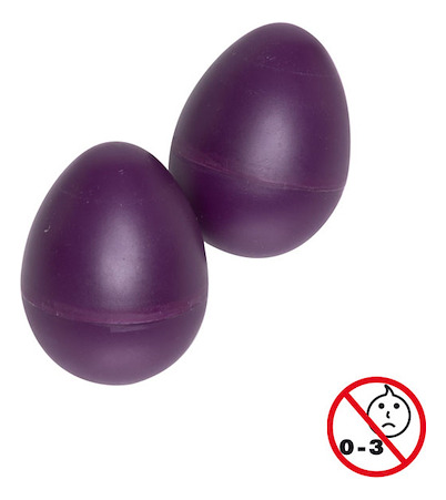 Par Huevos Rítmicos Color Purpura 25 Gramos Shakers Stagg