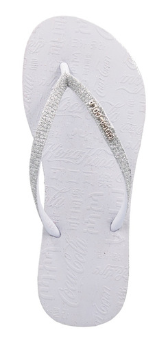 Imagem 3 de 4 de Chinelo Feminino Glitter Coca-cola Shine | Cc3445