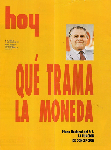 Revista Hoy 735 / 25 Agosto 1991 / Plan Nacional Del P S